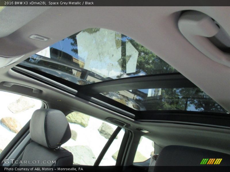 Space Grey Metallic / Black 2016 BMW X3 xDrive28i