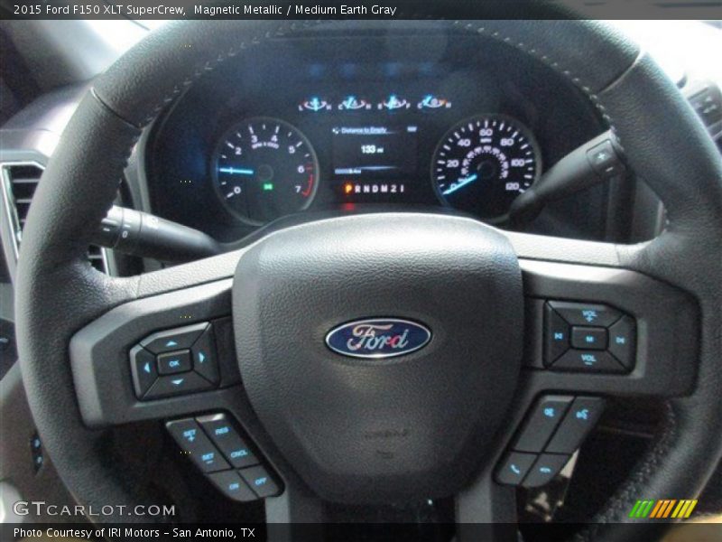 Magnetic Metallic / Medium Earth Gray 2015 Ford F150 XLT SuperCrew