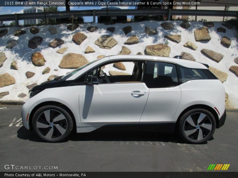  2015 i3 with Range Extender Capparis White