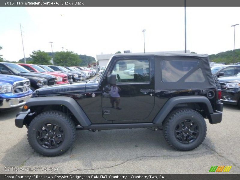 Black / Black 2015 Jeep Wrangler Sport 4x4