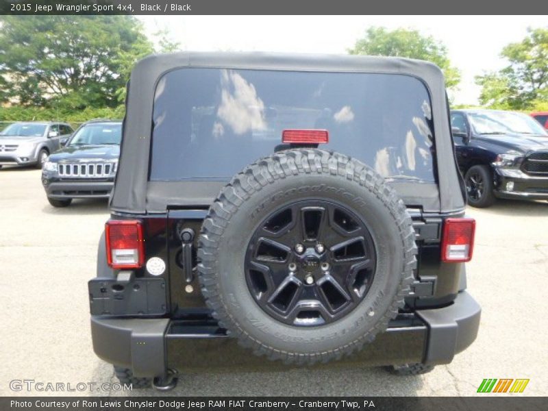 Black / Black 2015 Jeep Wrangler Sport 4x4
