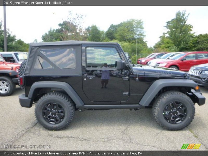 Black / Black 2015 Jeep Wrangler Sport 4x4