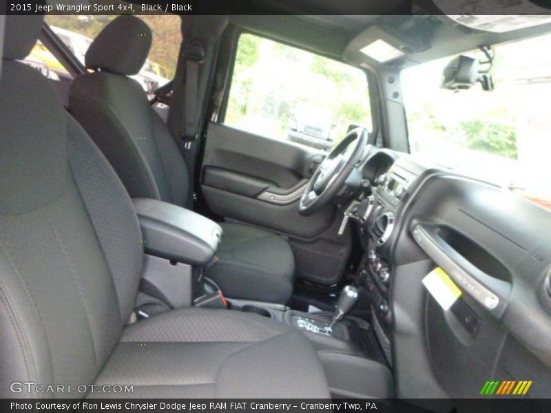 Black / Black 2015 Jeep Wrangler Sport 4x4