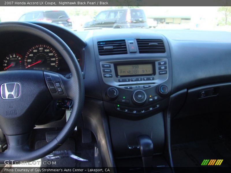Nighthawk Black Pearl / Black 2007 Honda Accord LX Coupe