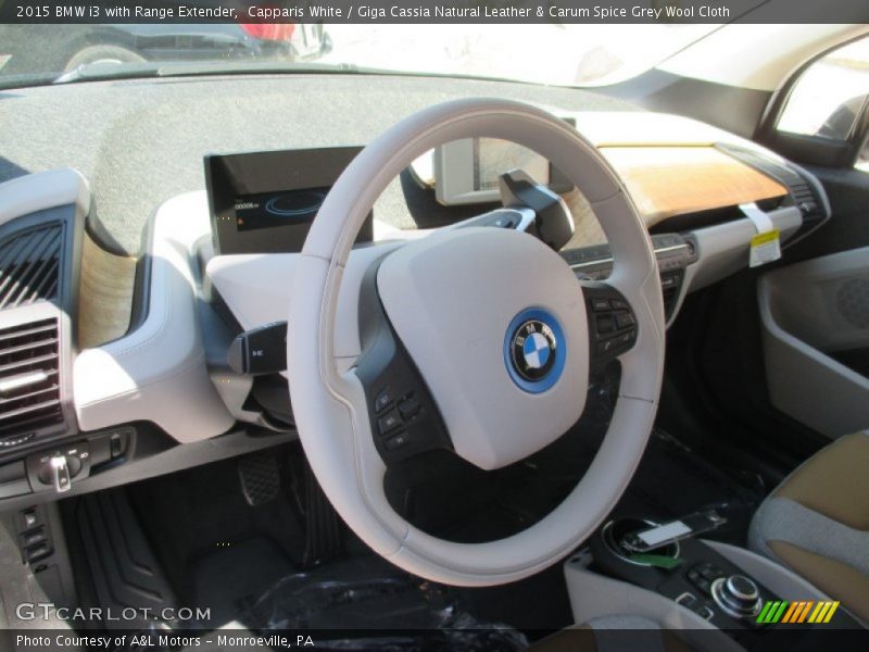  2015 i3 with Range Extender Steering Wheel