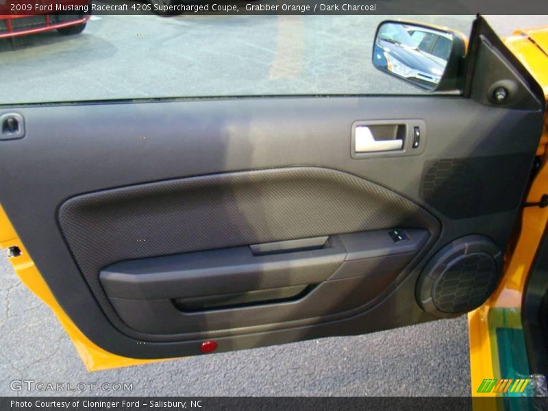 Grabber Orange / Dark Charcoal 2009 Ford Mustang Racecraft 420S Supercharged Coupe