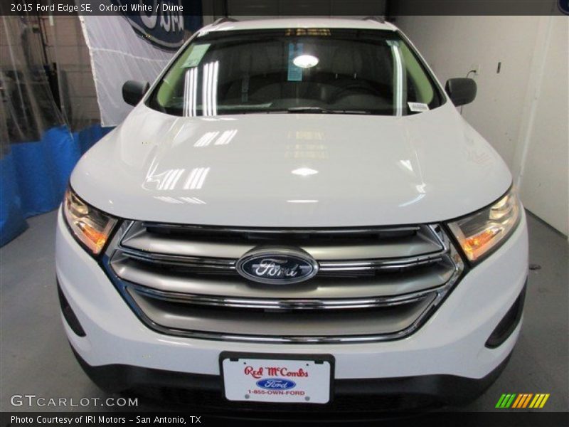 Oxford White / Dune 2015 Ford Edge SE