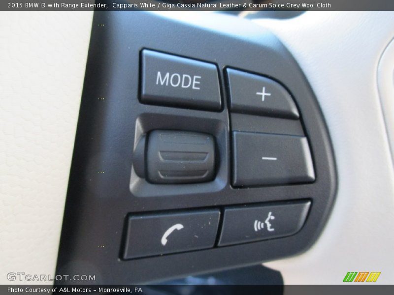 Controls of 2015 i3 with Range Extender