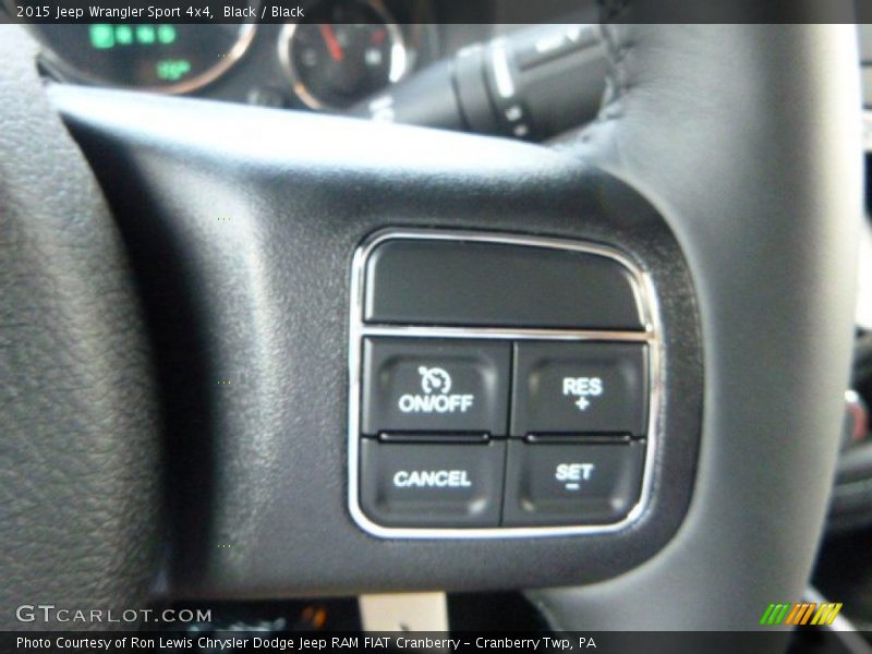 Black / Black 2015 Jeep Wrangler Sport 4x4