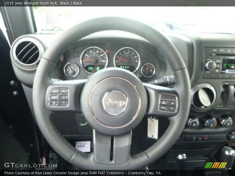 Black / Black 2015 Jeep Wrangler Sport 4x4