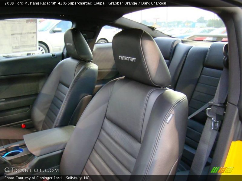 Grabber Orange / Dark Charcoal 2009 Ford Mustang Racecraft 420S Supercharged Coupe