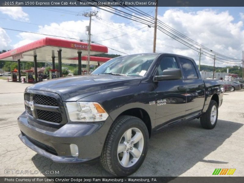 Maximum Steel Metallic / Black/Diesel Gray 2015 Ram 1500 Express Crew Cab 4x4