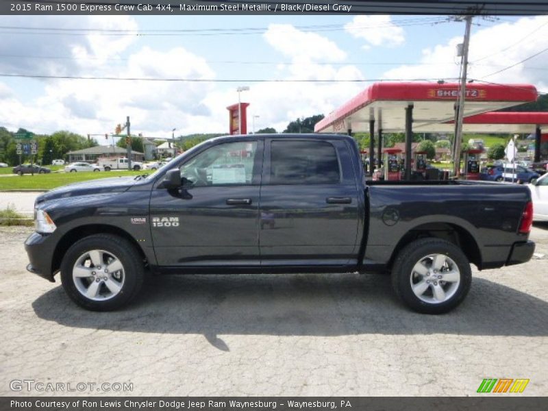 Maximum Steel Metallic / Black/Diesel Gray 2015 Ram 1500 Express Crew Cab 4x4