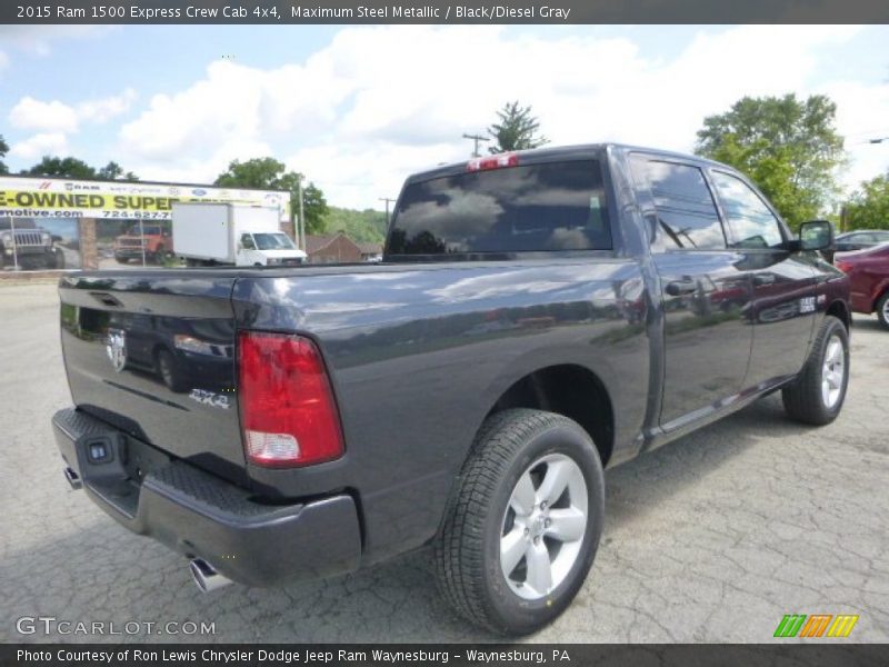 Maximum Steel Metallic / Black/Diesel Gray 2015 Ram 1500 Express Crew Cab 4x4