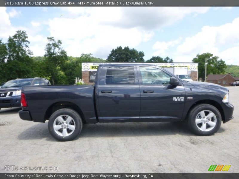 Maximum Steel Metallic / Black/Diesel Gray 2015 Ram 1500 Express Crew Cab 4x4