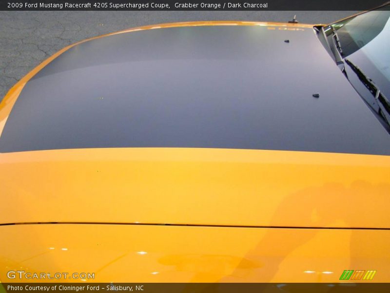 Grabber Orange / Dark Charcoal 2009 Ford Mustang Racecraft 420S Supercharged Coupe