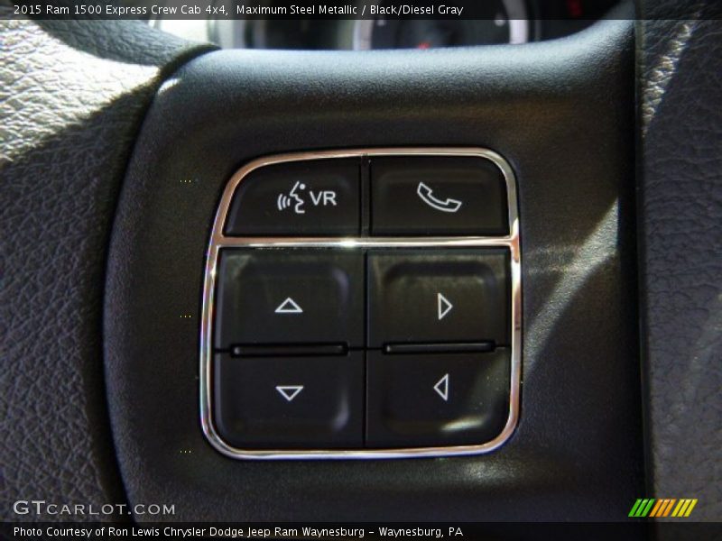 Maximum Steel Metallic / Black/Diesel Gray 2015 Ram 1500 Express Crew Cab 4x4