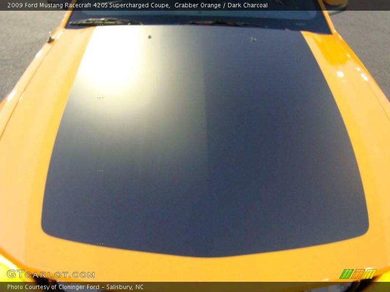 Grabber Orange / Dark Charcoal 2009 Ford Mustang Racecraft 420S Supercharged Coupe
