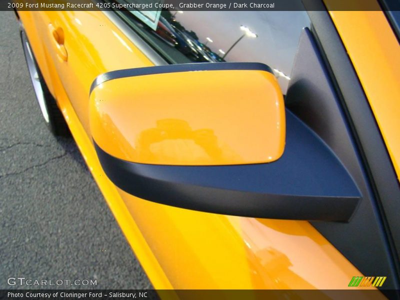 Grabber Orange / Dark Charcoal 2009 Ford Mustang Racecraft 420S Supercharged Coupe