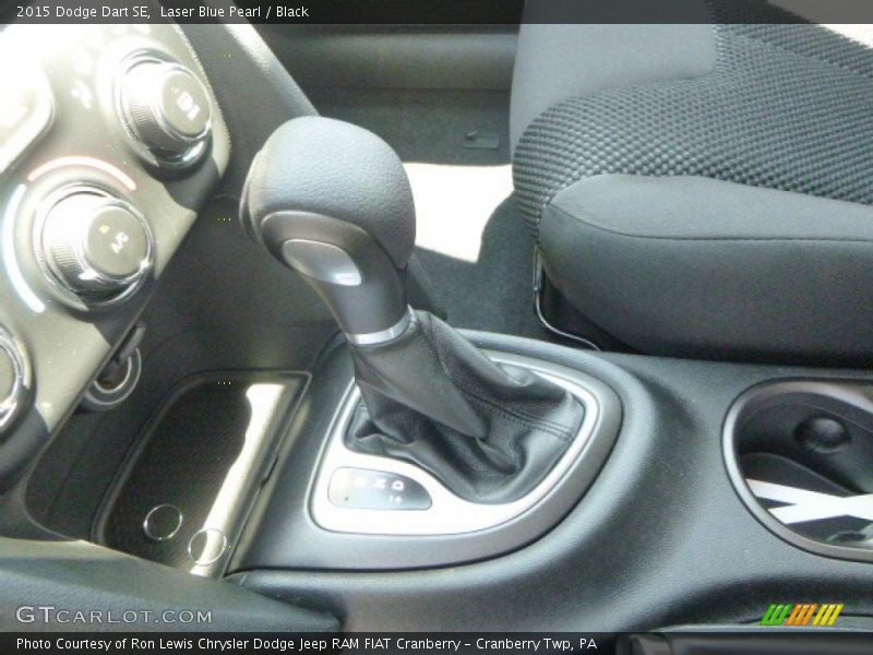 Laser Blue Pearl / Black 2015 Dodge Dart SE