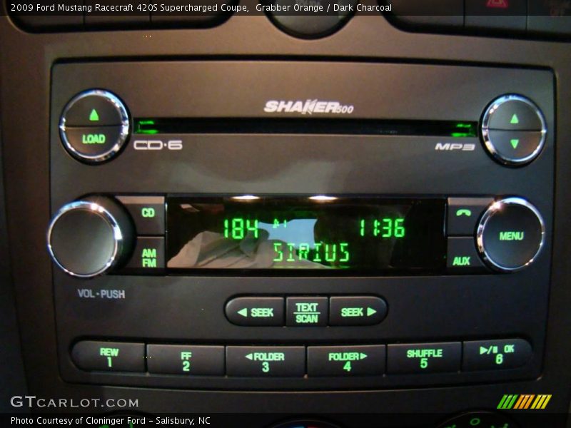 Grabber Orange / Dark Charcoal 2009 Ford Mustang Racecraft 420S Supercharged Coupe