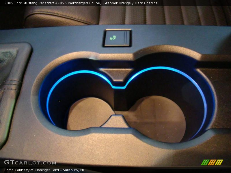 Grabber Orange / Dark Charcoal 2009 Ford Mustang Racecraft 420S Supercharged Coupe