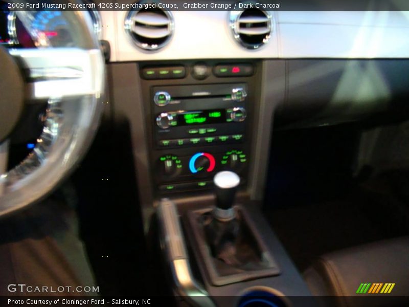 Grabber Orange / Dark Charcoal 2009 Ford Mustang Racecraft 420S Supercharged Coupe