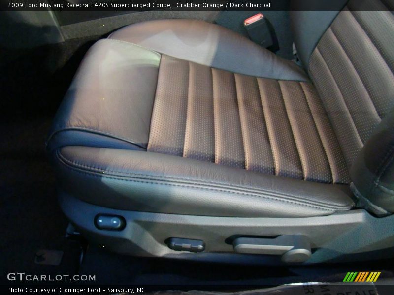 Grabber Orange / Dark Charcoal 2009 Ford Mustang Racecraft 420S Supercharged Coupe