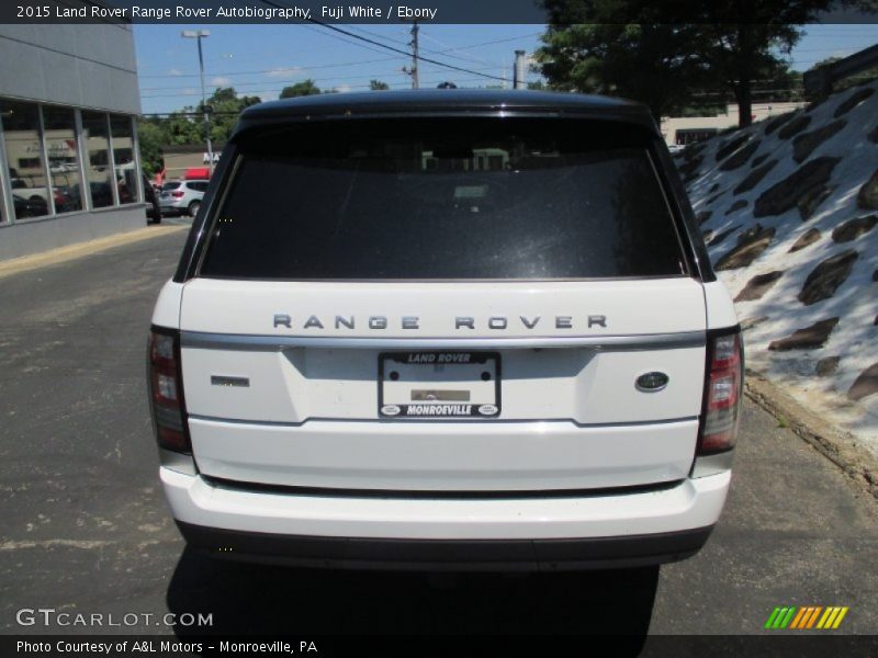 Fuji White / Ebony 2015 Land Rover Range Rover Autobiography