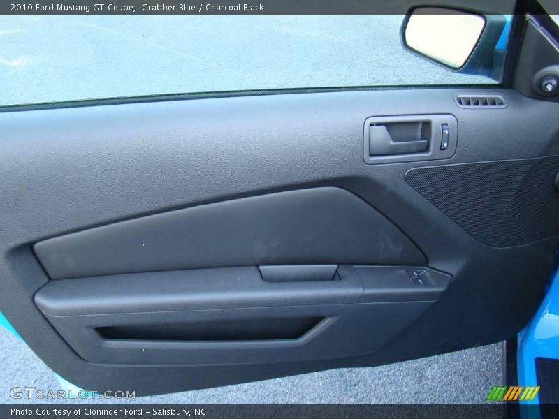 Grabber Blue / Charcoal Black 2010 Ford Mustang GT Coupe
