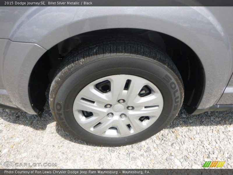 Billet Silver Metallic / Black 2015 Dodge Journey SE