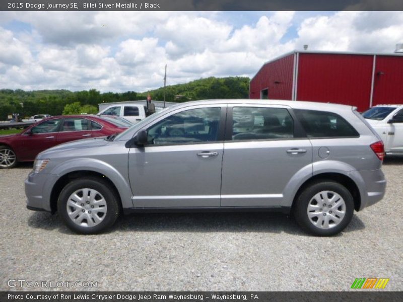 Billet Silver Metallic / Black 2015 Dodge Journey SE