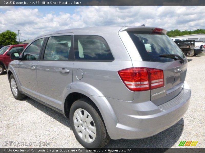 Billet Silver Metallic / Black 2015 Dodge Journey SE