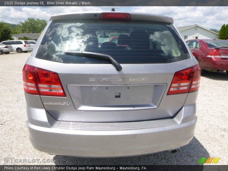 Billet Silver Metallic / Black 2015 Dodge Journey SE