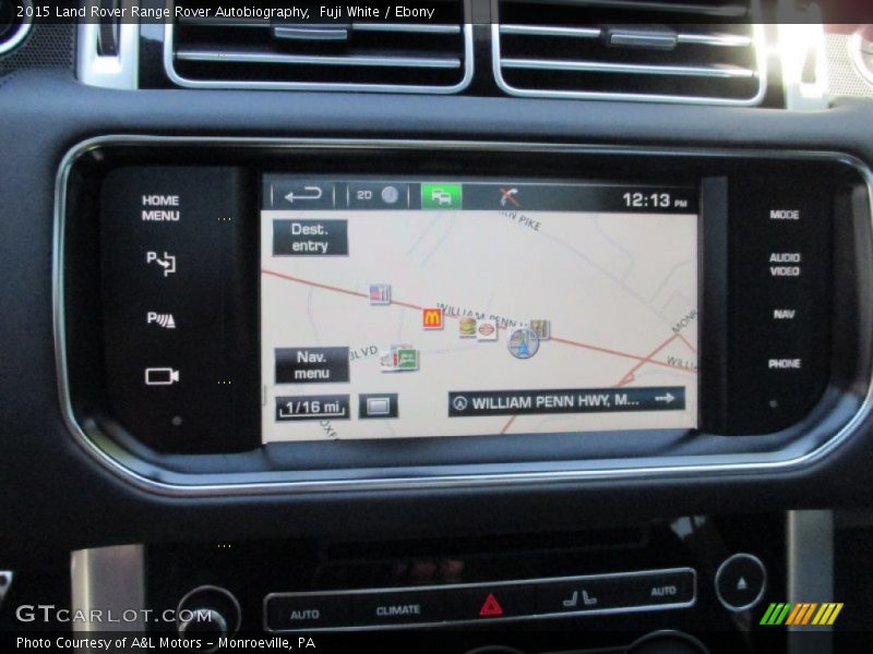Fuji White / Ebony 2015 Land Rover Range Rover Autobiography