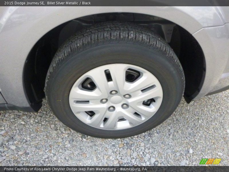 Billet Silver Metallic / Black 2015 Dodge Journey SE