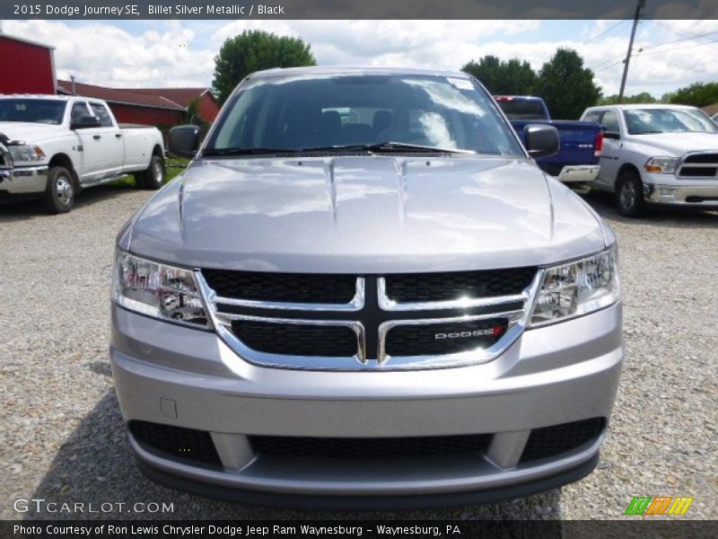 Billet Silver Metallic / Black 2015 Dodge Journey SE