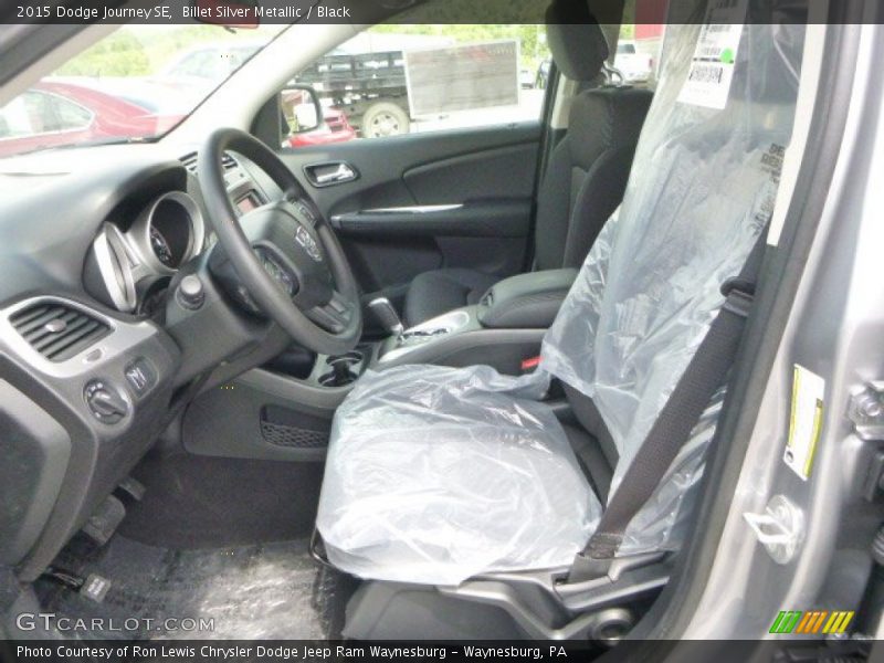 Billet Silver Metallic / Black 2015 Dodge Journey SE