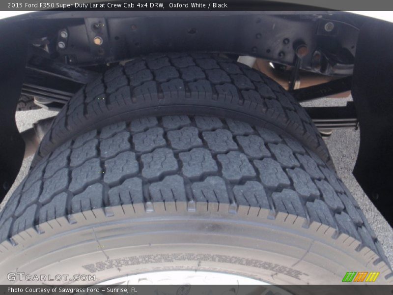 Oxford White / Black 2015 Ford F350 Super Duty Lariat Crew Cab 4x4 DRW