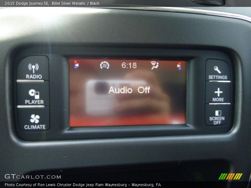 Billet Silver Metallic / Black 2015 Dodge Journey SE