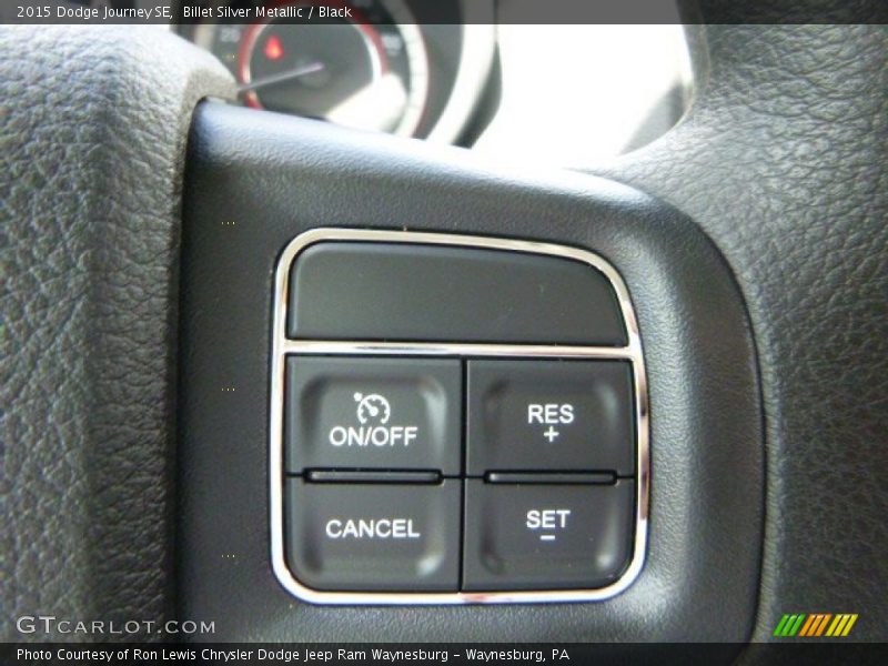 Billet Silver Metallic / Black 2015 Dodge Journey SE