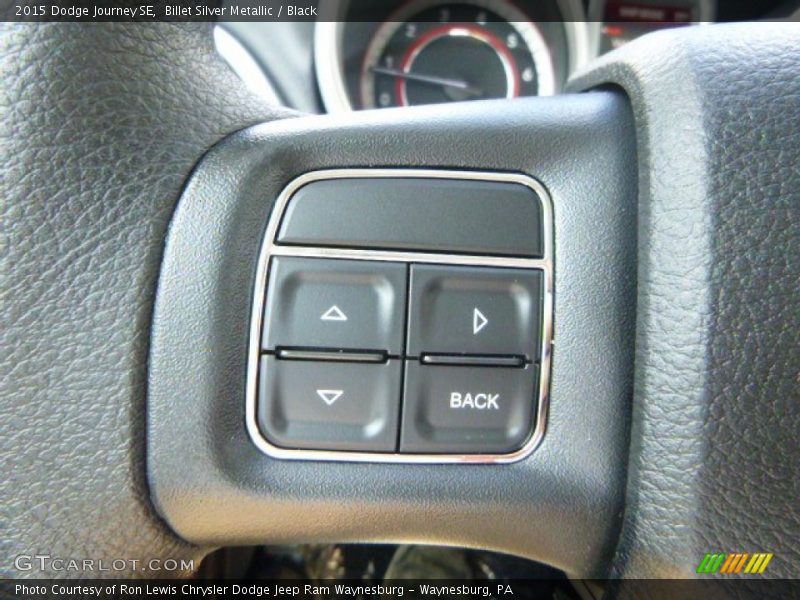 Billet Silver Metallic / Black 2015 Dodge Journey SE
