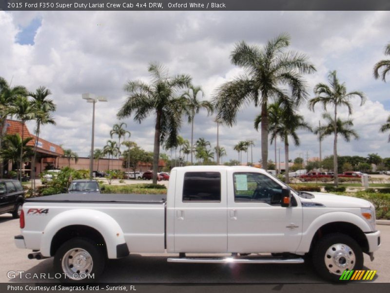 Oxford White / Black 2015 Ford F350 Super Duty Lariat Crew Cab 4x4 DRW