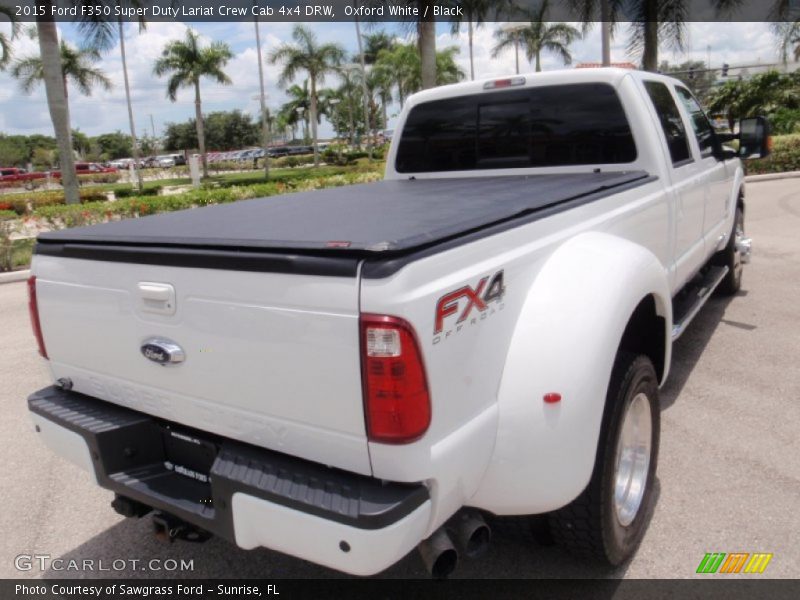 Oxford White / Black 2015 Ford F350 Super Duty Lariat Crew Cab 4x4 DRW