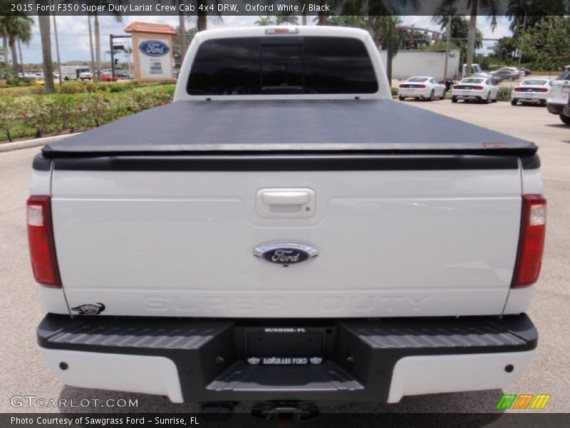 Oxford White / Black 2015 Ford F350 Super Duty Lariat Crew Cab 4x4 DRW