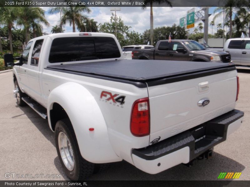 Oxford White / Black 2015 Ford F350 Super Duty Lariat Crew Cab 4x4 DRW