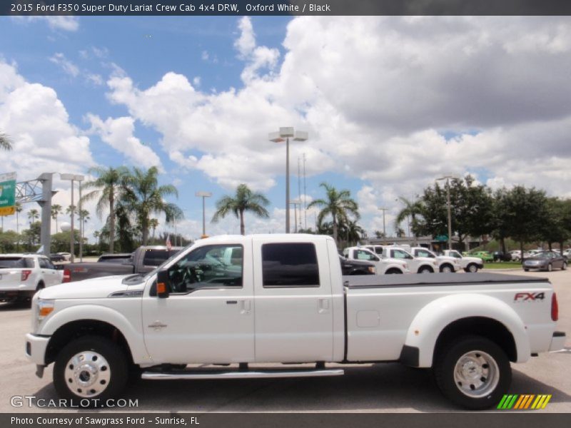 Oxford White / Black 2015 Ford F350 Super Duty Lariat Crew Cab 4x4 DRW