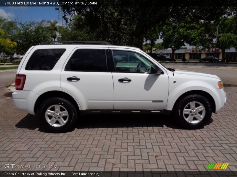 Oxford White / Stone 2008 Ford Escape Hybrid 4WD