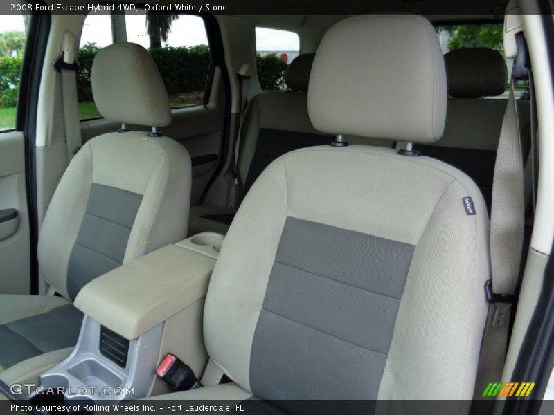 Oxford White / Stone 2008 Ford Escape Hybrid 4WD
