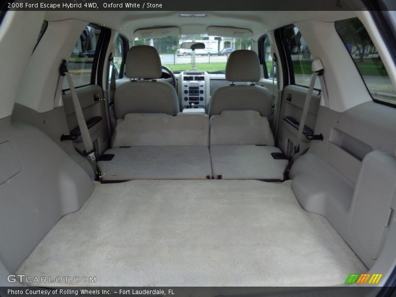 Oxford White / Stone 2008 Ford Escape Hybrid 4WD